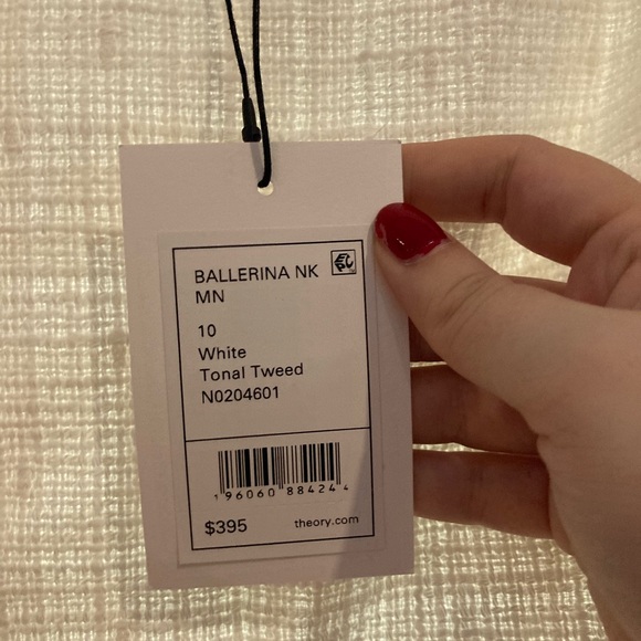 NWT Theory Ballerina Mini Dress in Tweed - Picture 6 of 7